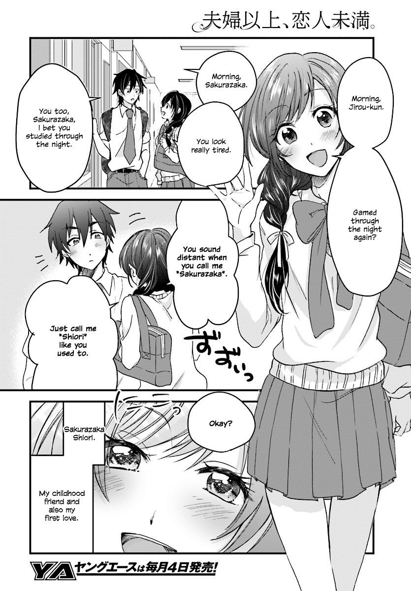 More than a married couple, but not lovers. Chapter 1 page 6 - 