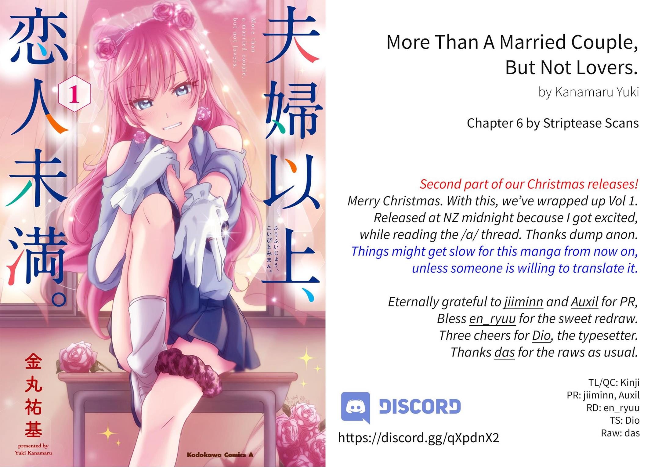 More than a married couple, but not lovers. Chapter 6 page 1 - 