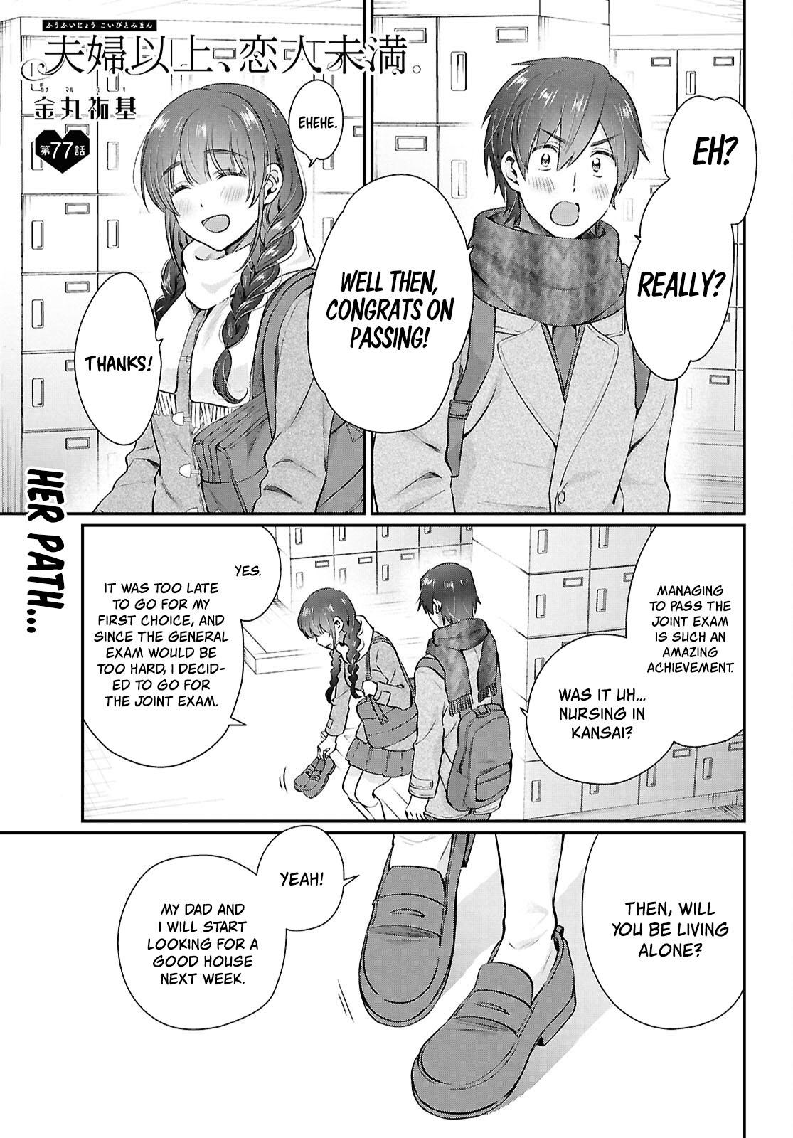 More than a married couple, but not lovers. Chapter 77 page 1 - 