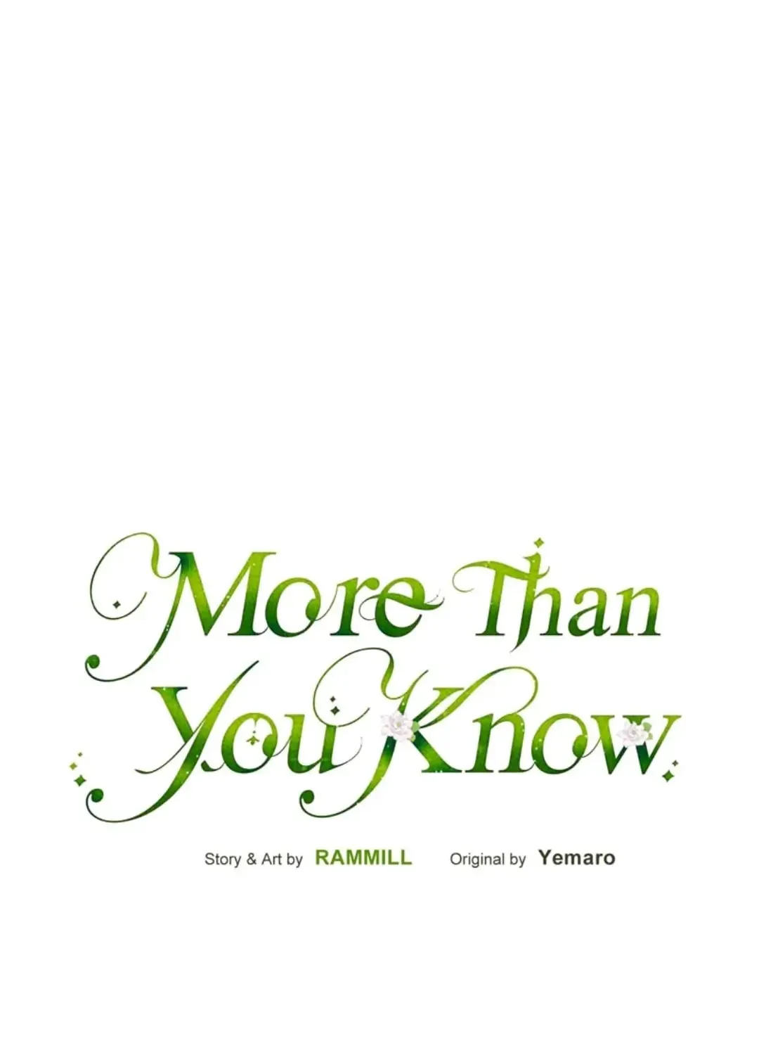 More Than You Know (RAMMILL) Chapter 13 page 1 - 