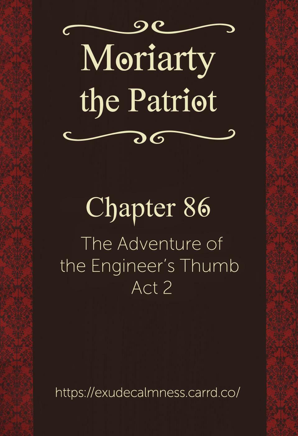 Moriarty the Patriot Chapter 86 page 1 - 