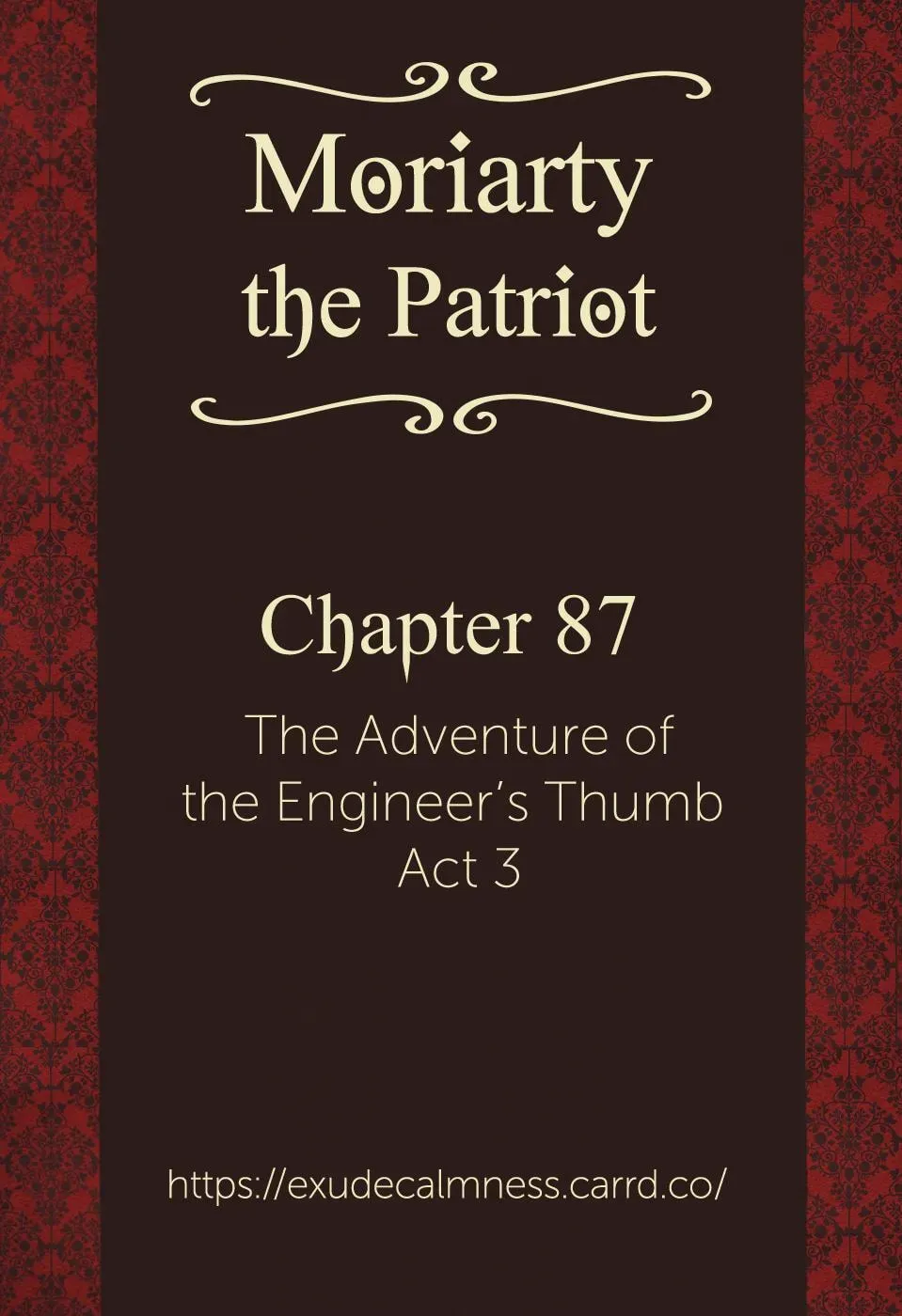 Moriarty the Patriot Chapter 87 page 1 - 