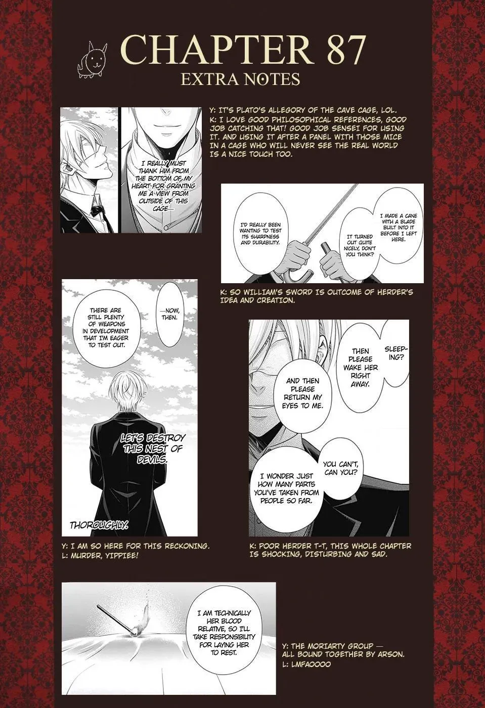 Moriarty the Patriot Chapter 87 page 72 - 