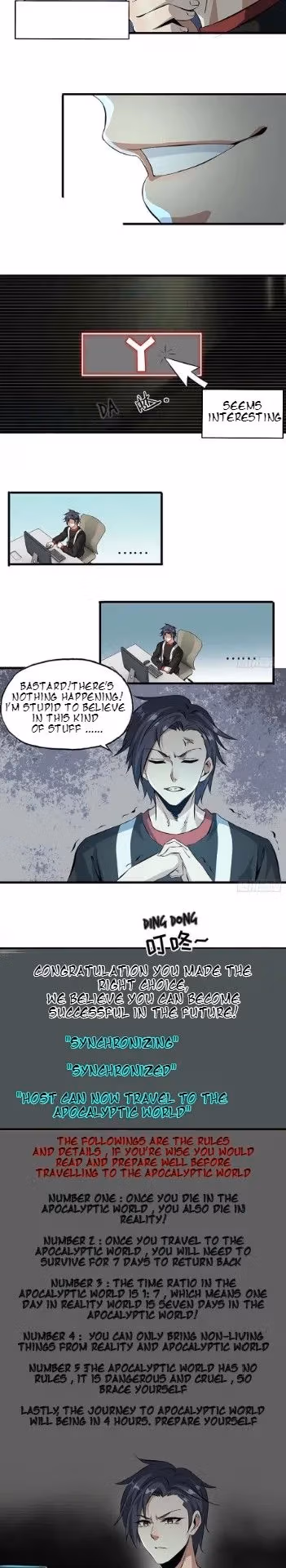 Moving Gold From A Post-Apocalyptic World Chapter 1 page 7 - 