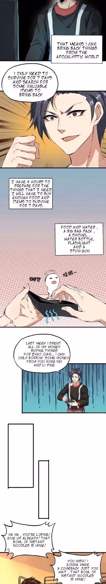 Moving Gold From A Post-Apocalyptic World Chapter 1 page 8 - 
