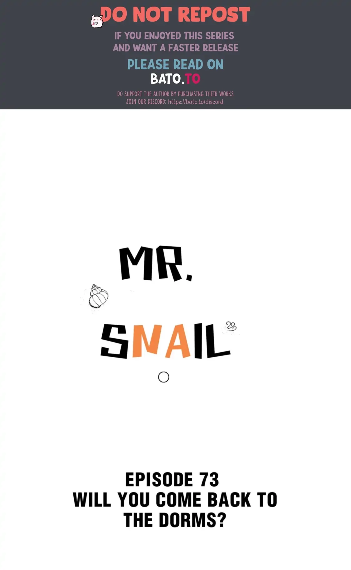 Mr. Snail Chapter 73 page 1 - 