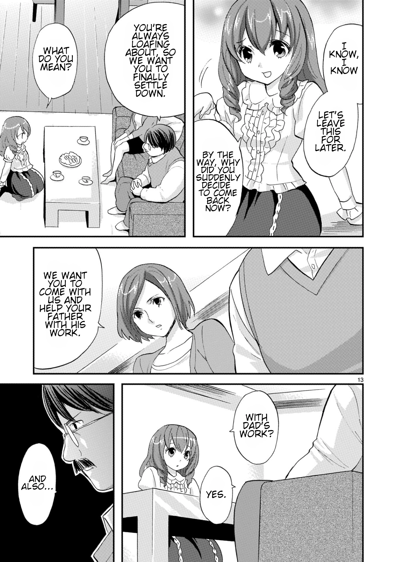 Musashinosen No Shimai Chapter 36 page 13 - 