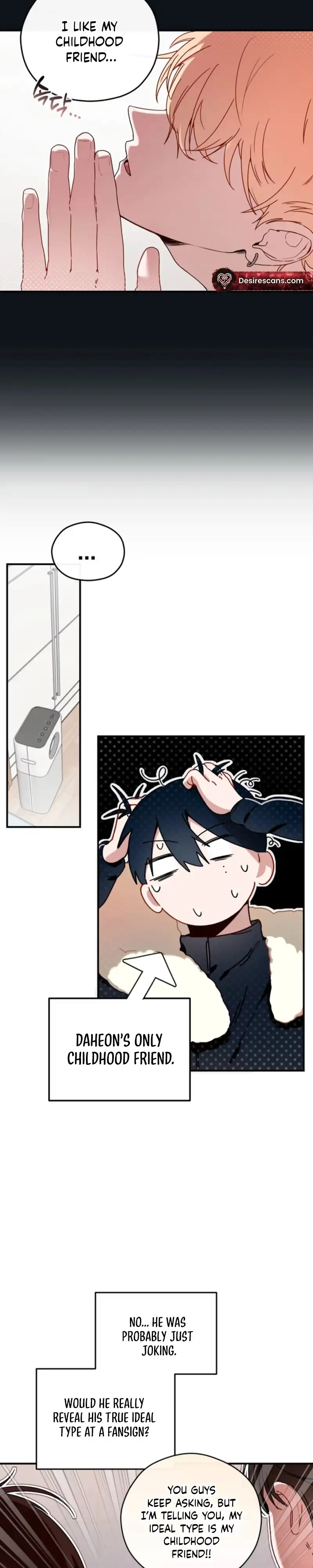 My Bias Is My Childhood Friend, So Being a Fan Is the Worst! Chapter 3 page 19 - 