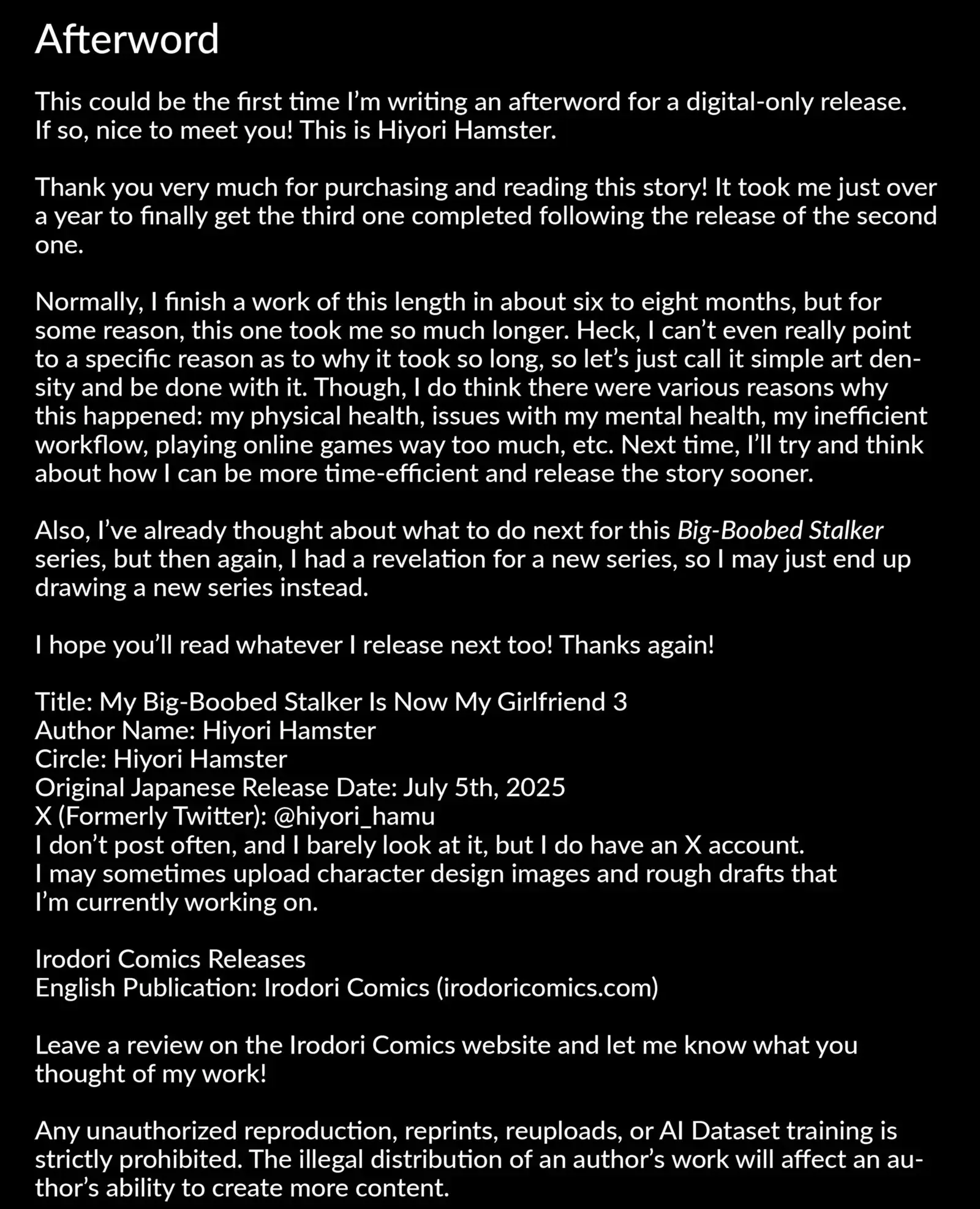 My Big-Boobed Stalker Is Now My Girlfriend Chapter 3 page 54 - 