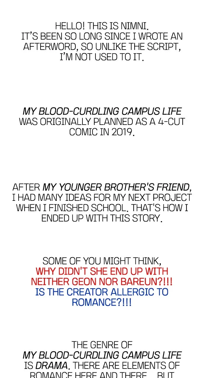 My Blood-Curdling Campus Life Chapter 46 page 2 - 