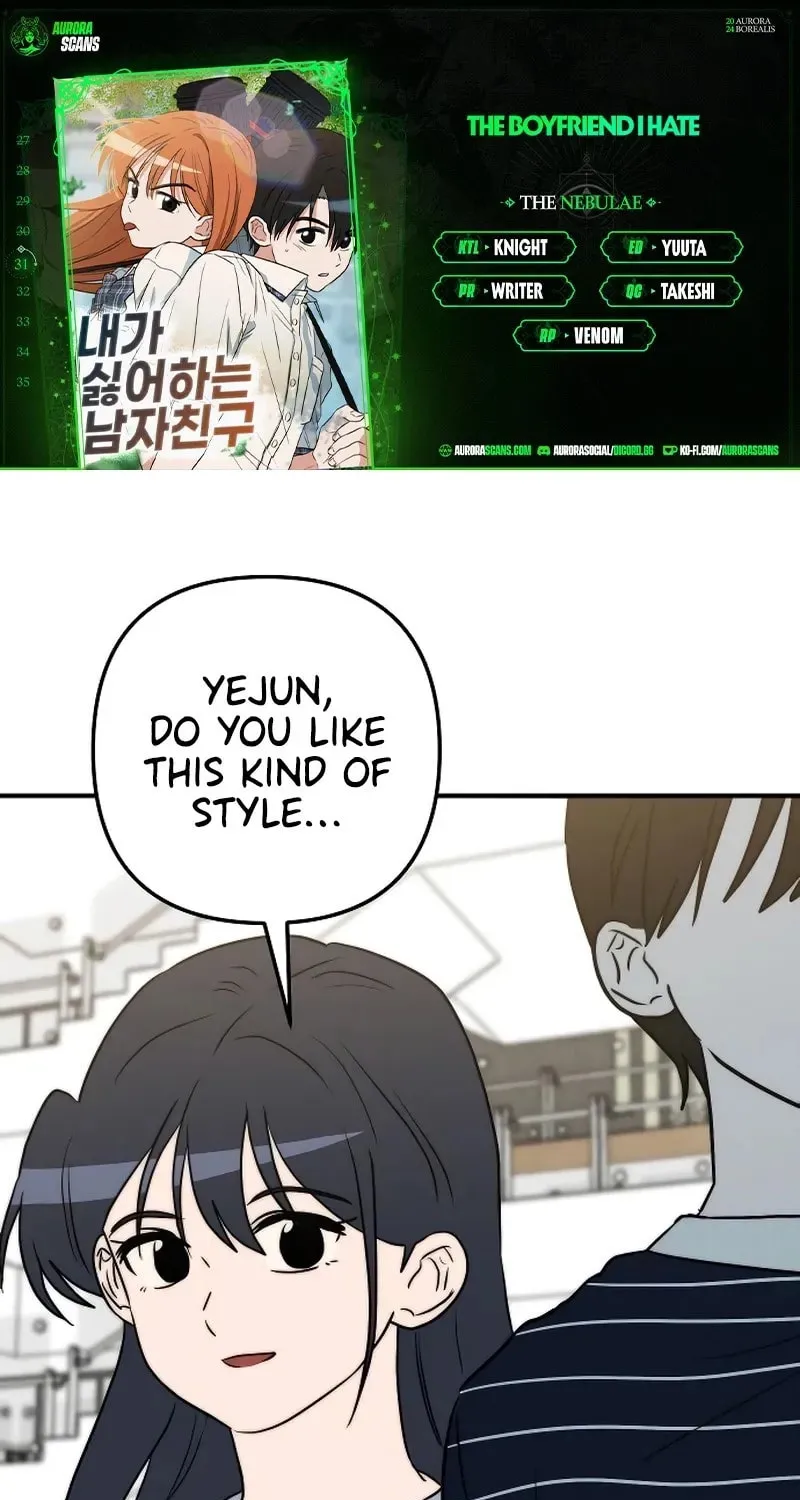 My Boyfriend I Hate Chapter 31 page 1 - 