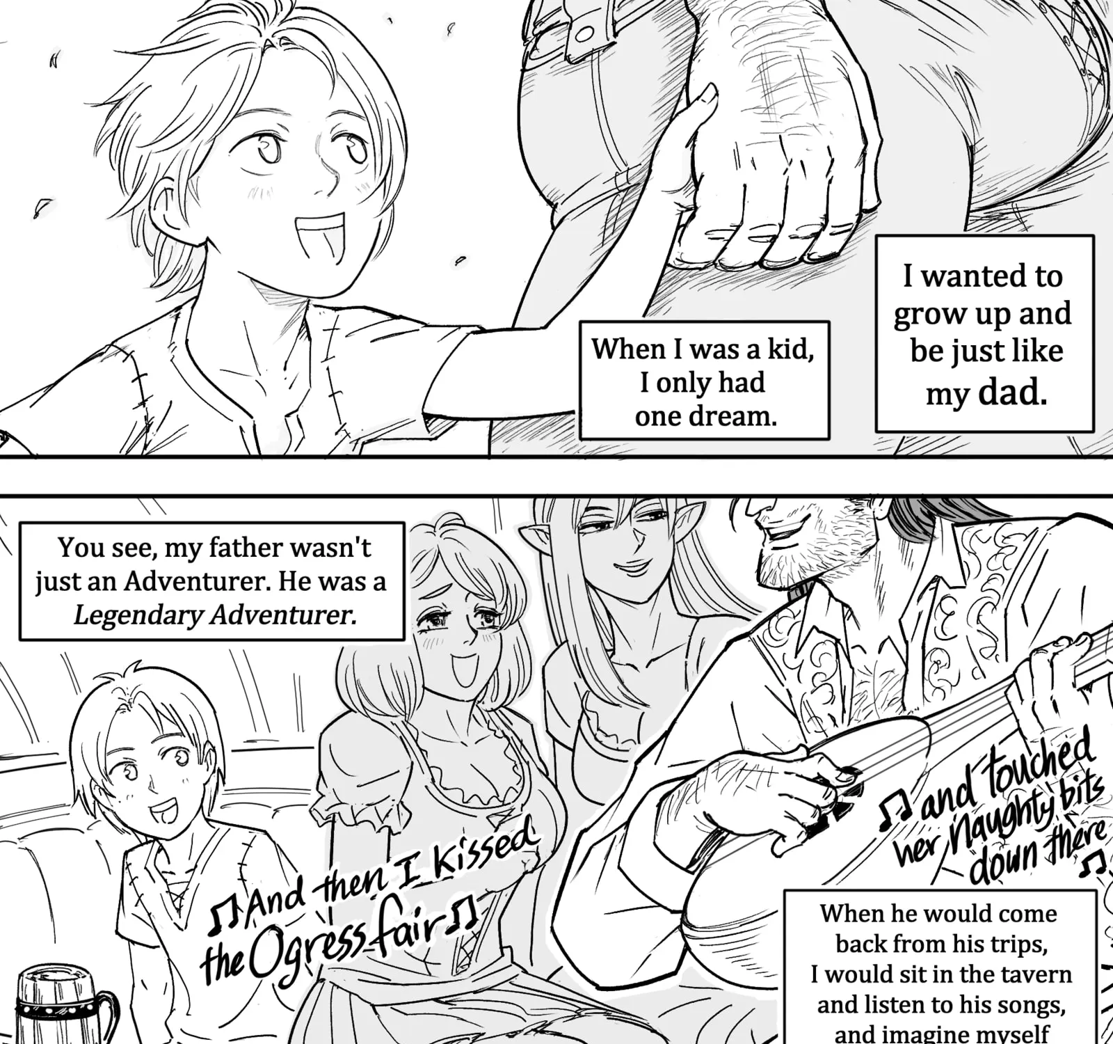 My Dark Elf Step Sister Won't Leave Me Alone Chapter 1 page 3 - 
