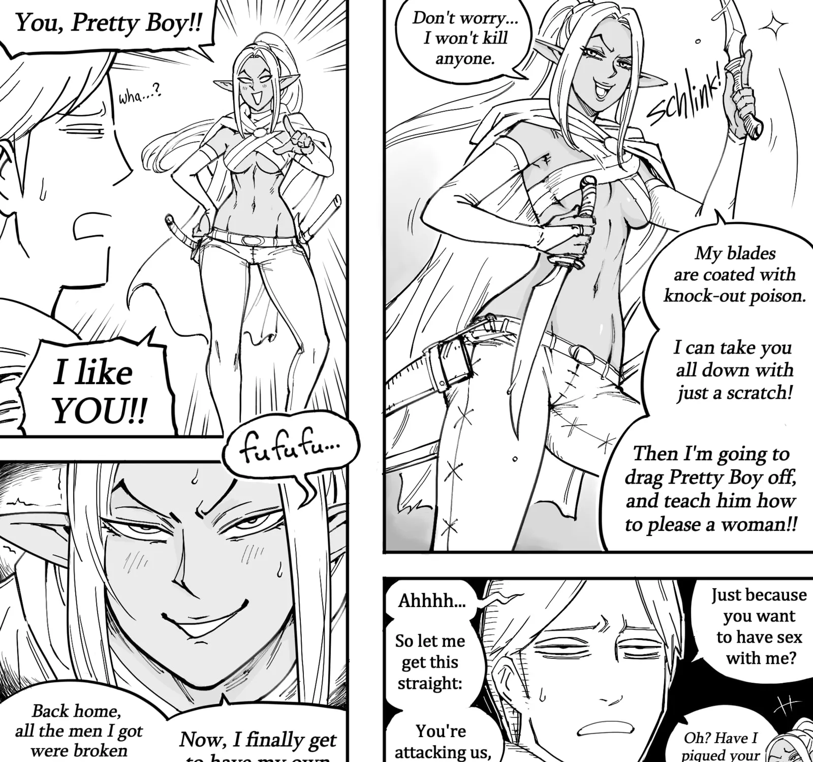 My Dark Elf Step Sister Won't Leave Me Alone Chapter 1 page 45 - 