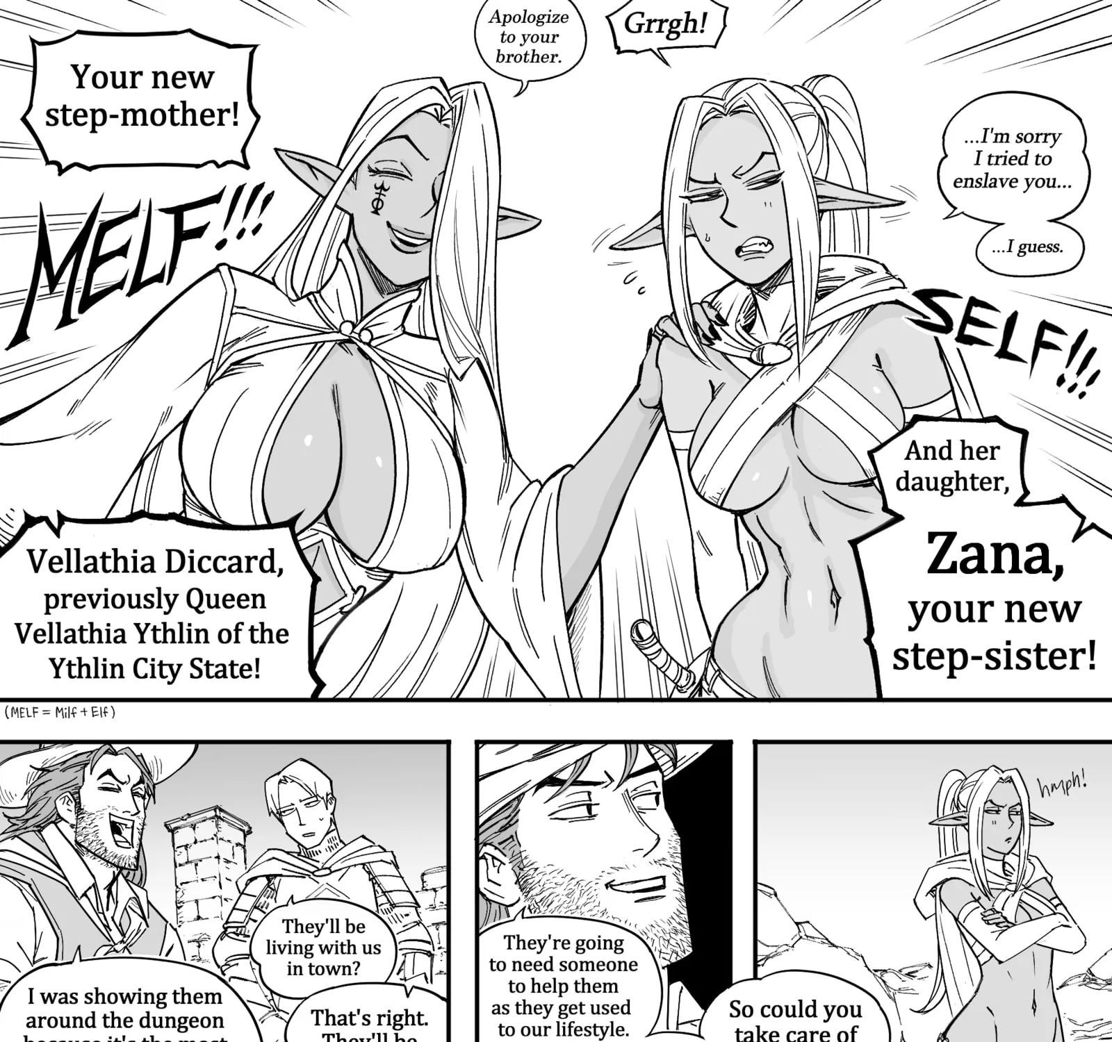 My Dark Elf Step Sister Won't Leave Me Alone Chapter 1 page 67 - 