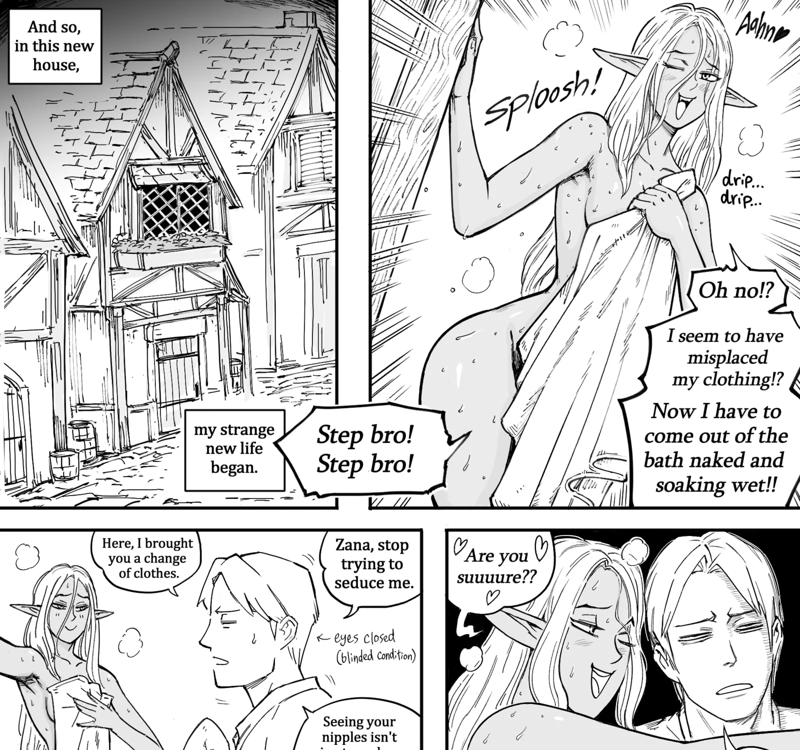 My Dark Elf Step Sister Won't Leave Me Alone Chapter 1 page 73 - 