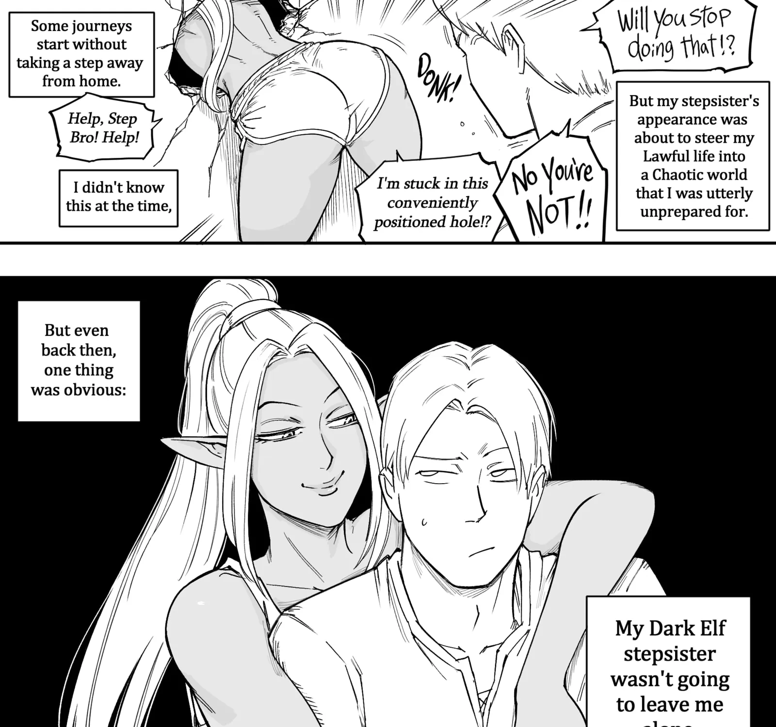 My Dark Elf Step Sister Won't Leave Me Alone Chapter 1 page 75 - 
