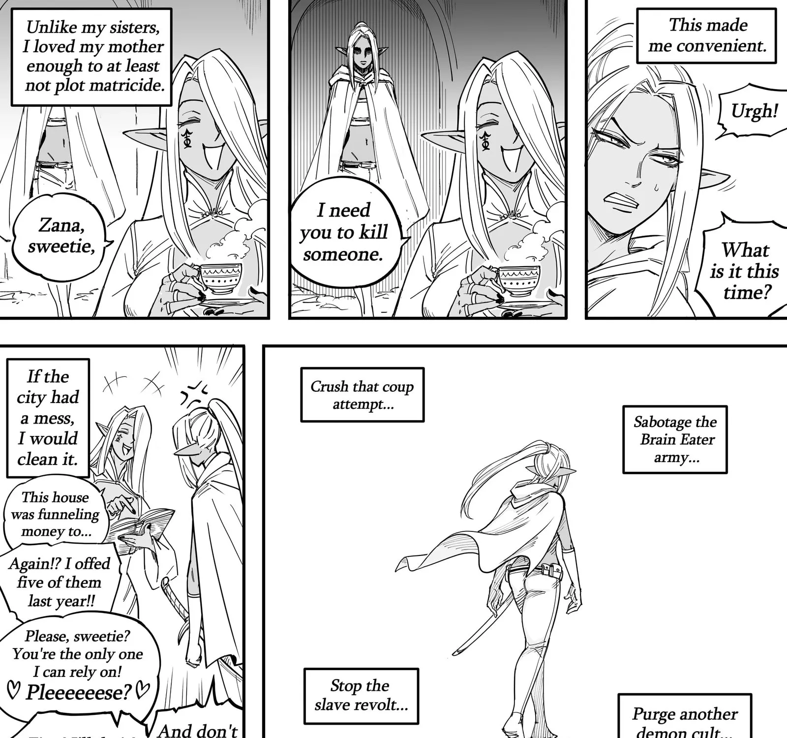 My Dark Elf Step Sister Won't Leave Me Alone Chapter 2 page 15 - 