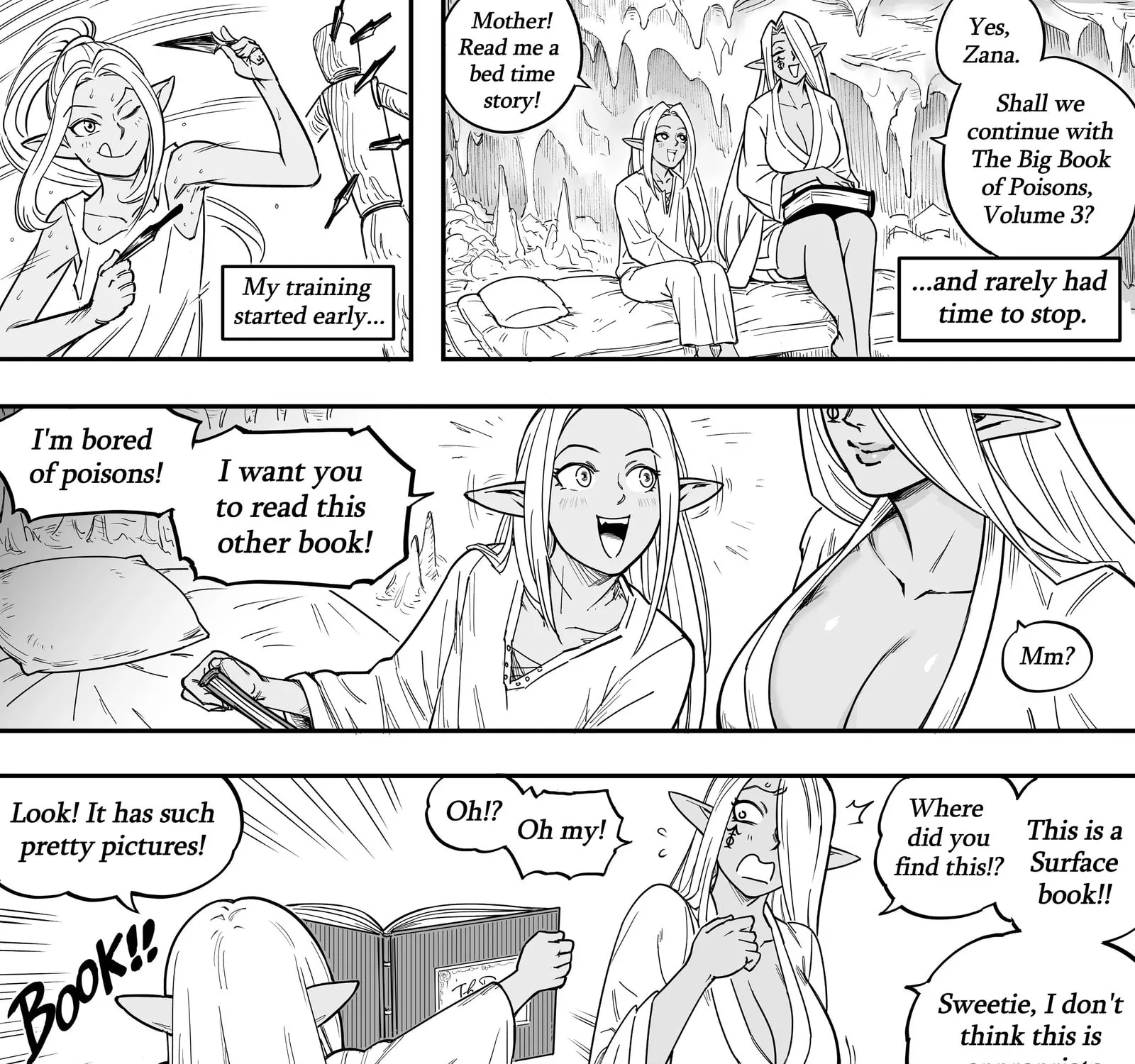 My Dark Elf Step Sister Won't Leave Me Alone Chapter 2 page 3 - 