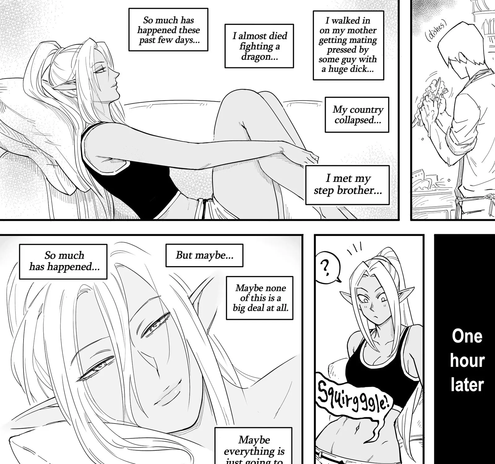 My Dark Elf Step Sister Won't Leave Me Alone Chapter 2 page 37 - 