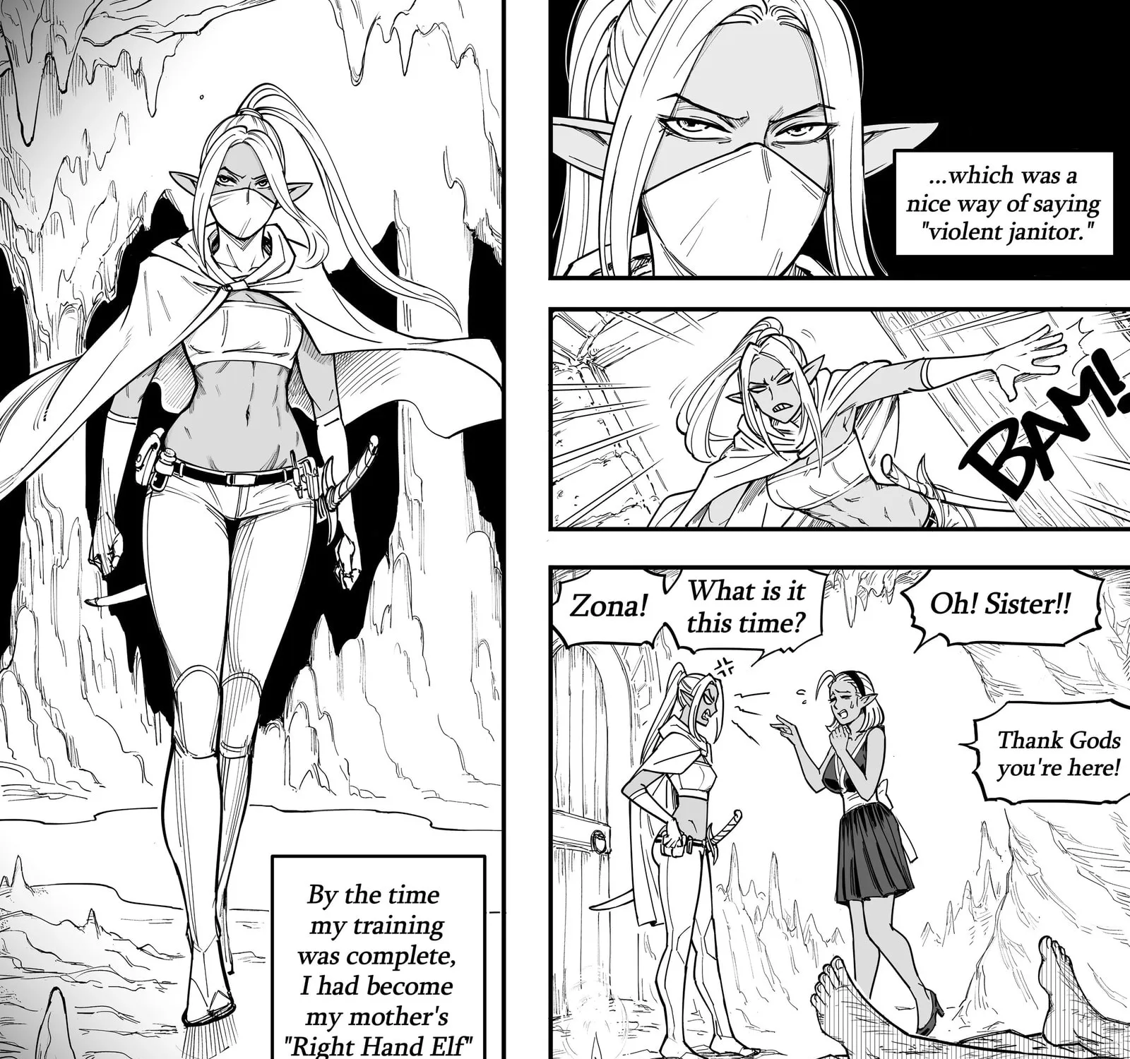 My Dark Elf Step Sister Won't Leave Me Alone Chapter 2 page 7 - 