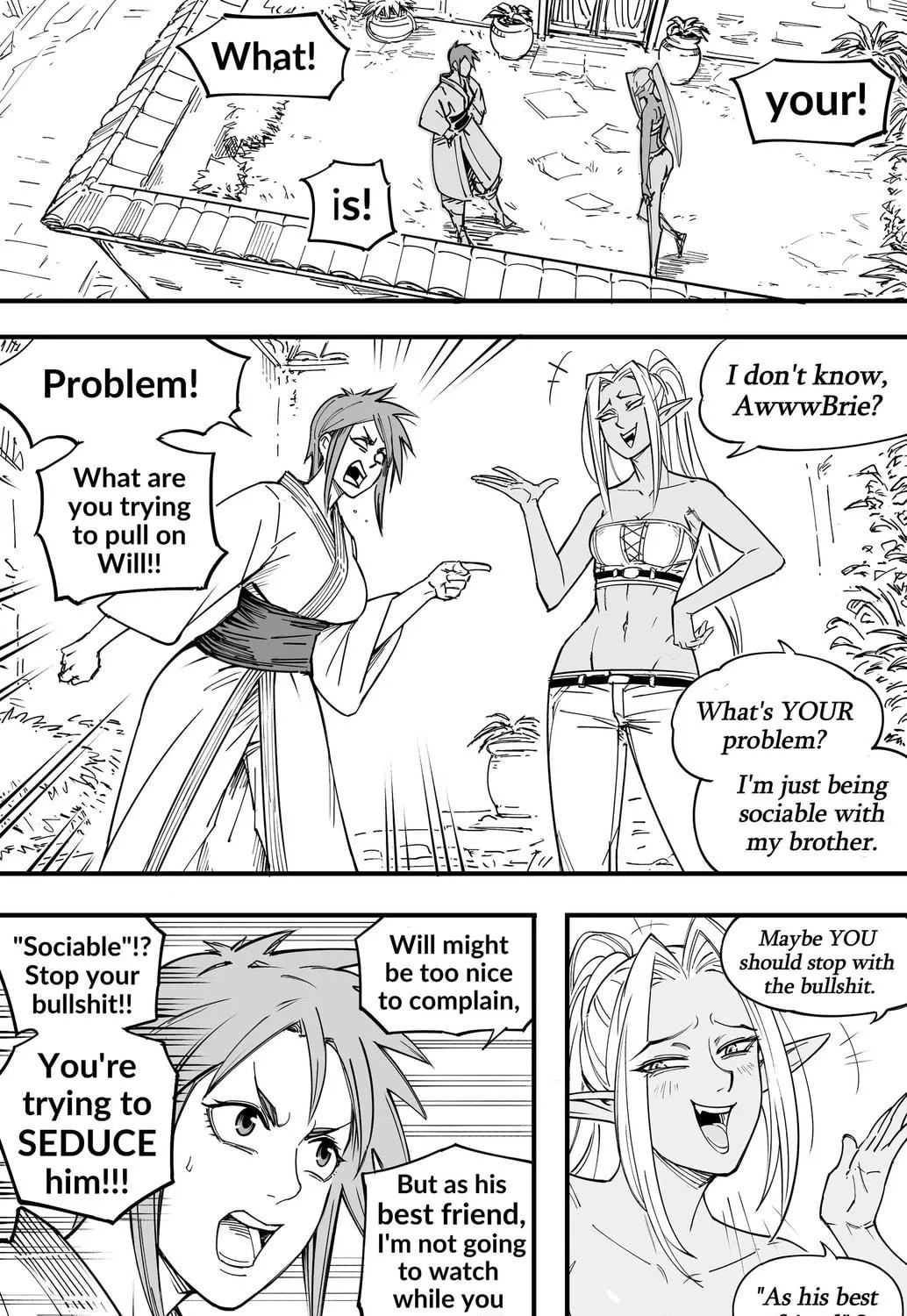 My Dark Elf Step Sister Won't Leave Me Alone Chapter 3 page 19 - 