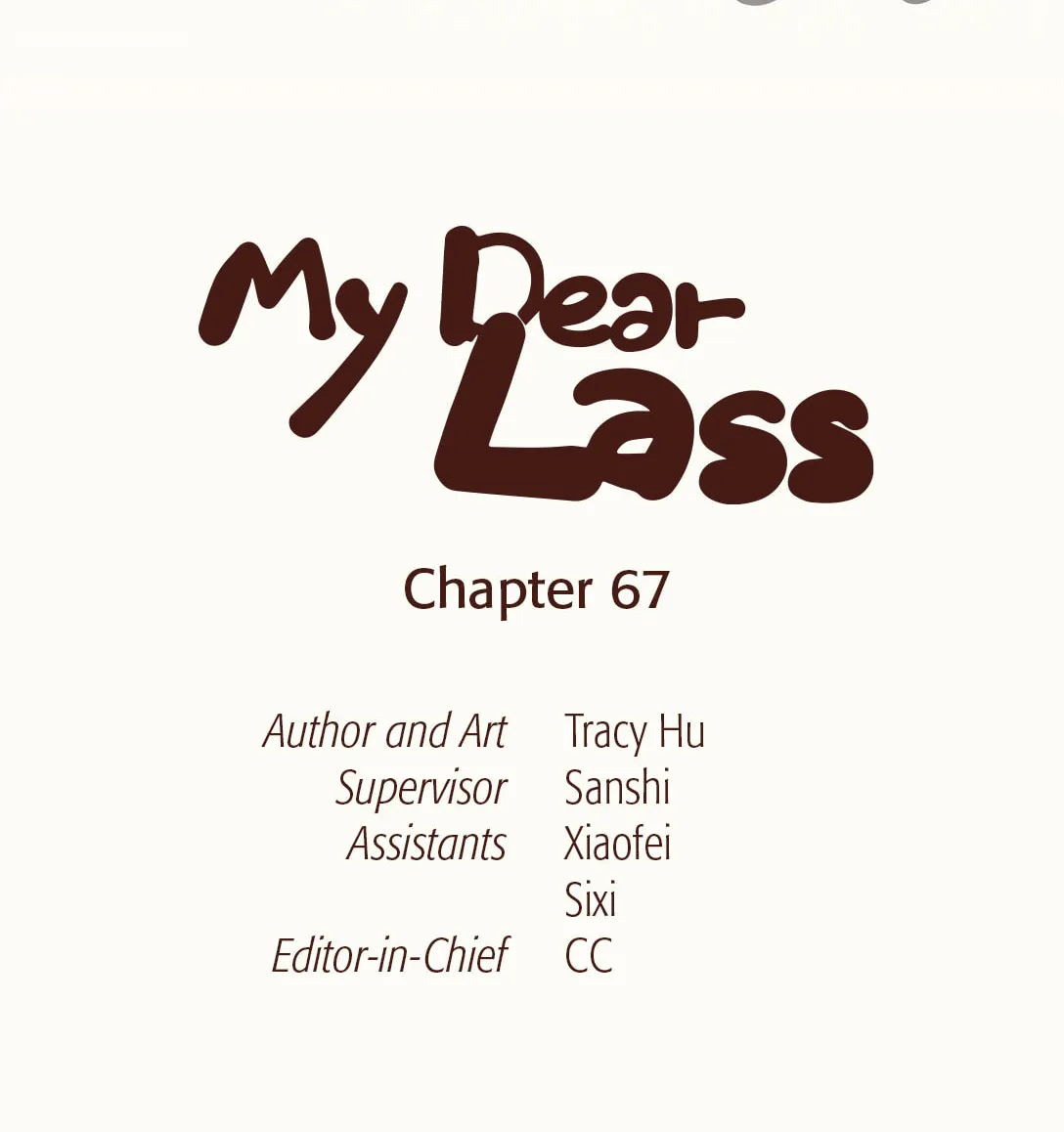 My Dear Lass (Colored) Chapter 67 page 2 - 