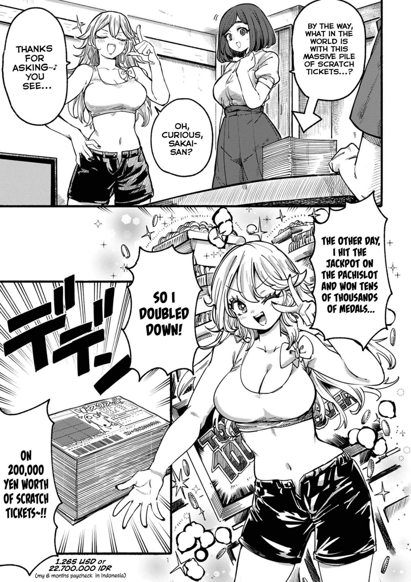 My First Love, You're A Gambling Addict Chapter 2 page 5 - 