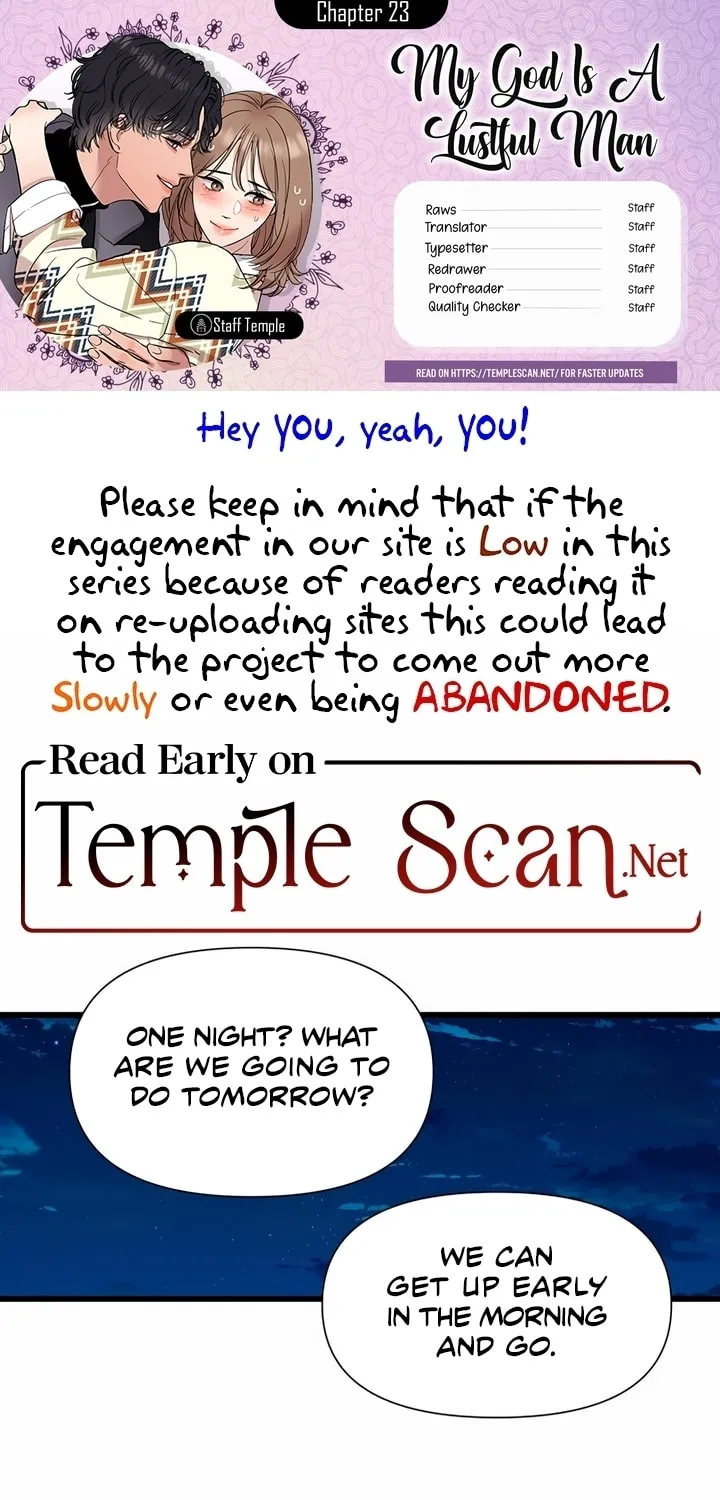 My God Is a Lustful Man Chapter 23 page 1 - 