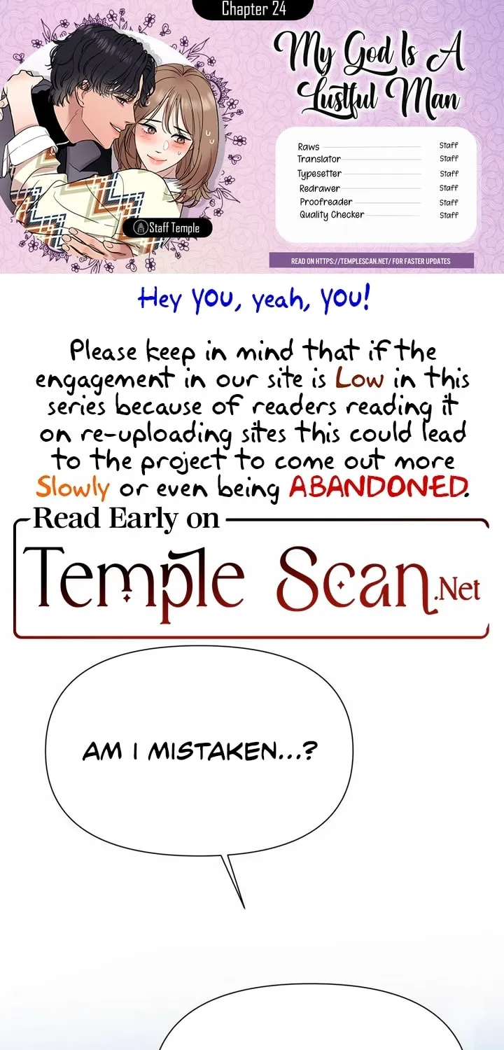 My God Is a Lustful Man Chapter 24 page 1 - 