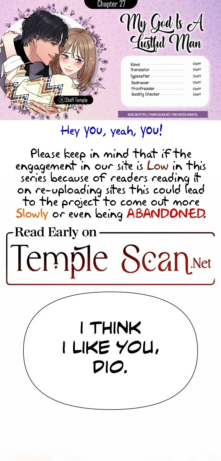My God Is a Lustful Man Chapter 27 page 1 - 