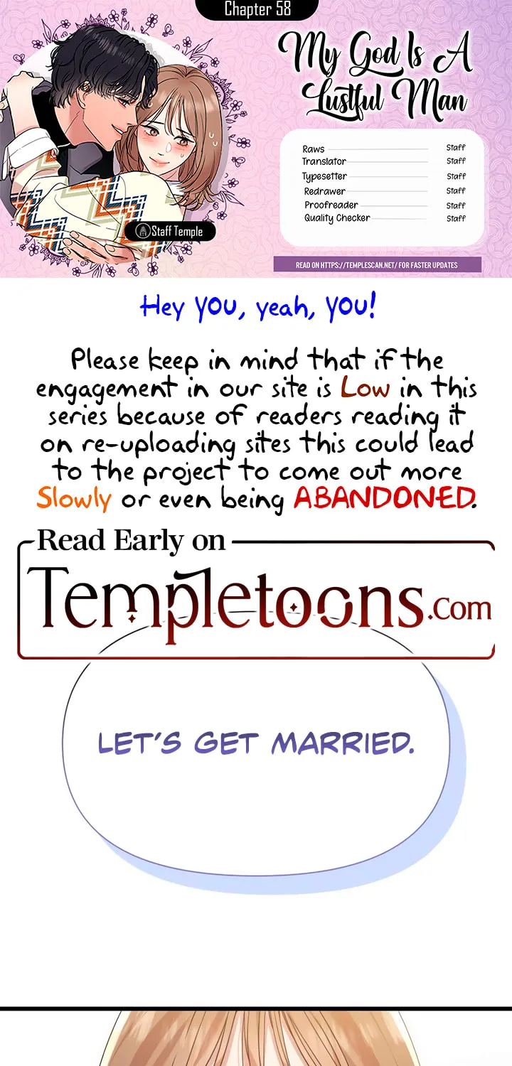 My God Is a Lustful Man Chapter 58 page 1 - 