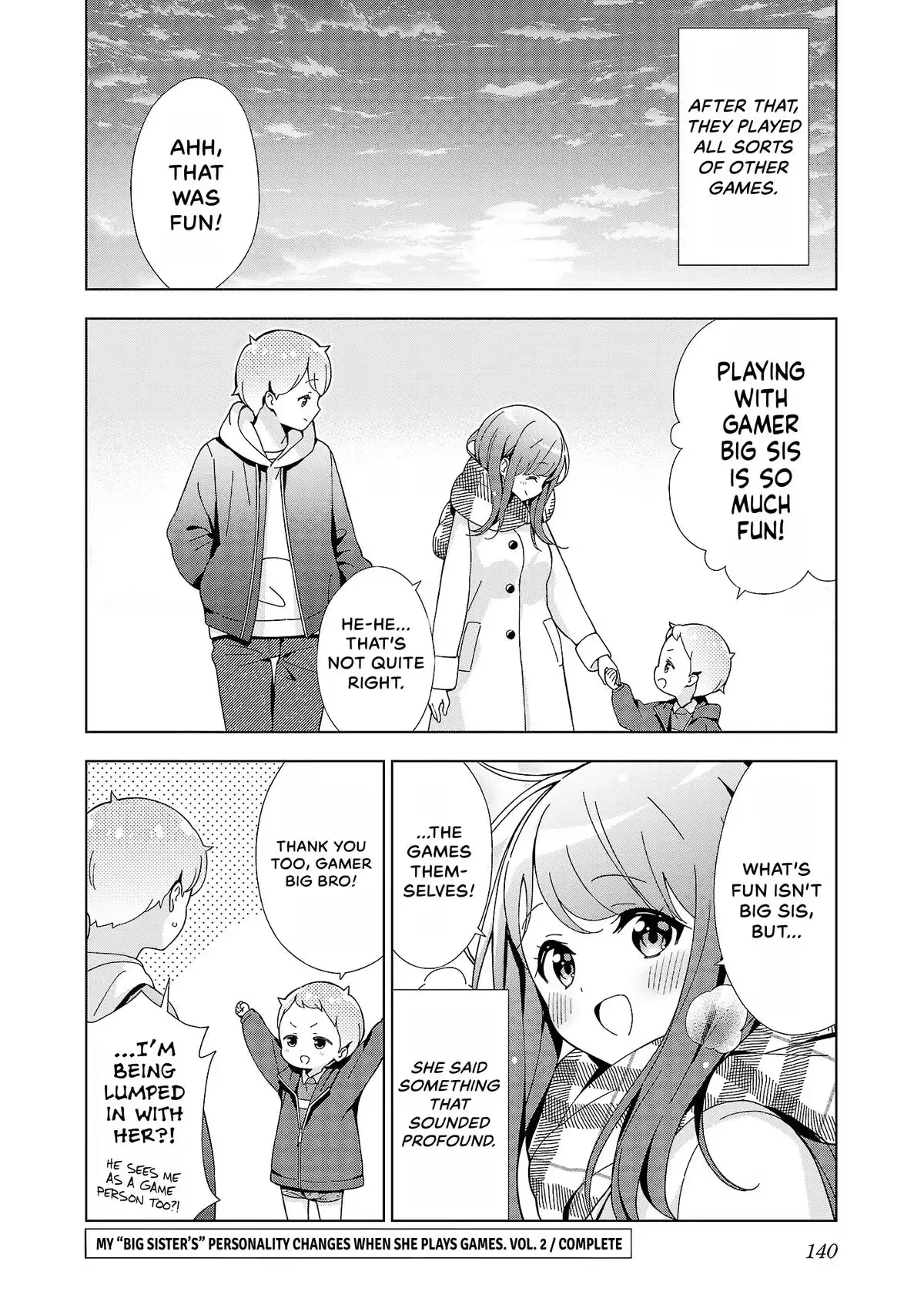 My Oneechan's Personality Changes When She Plays Games. Chapter 27 page 8 - 