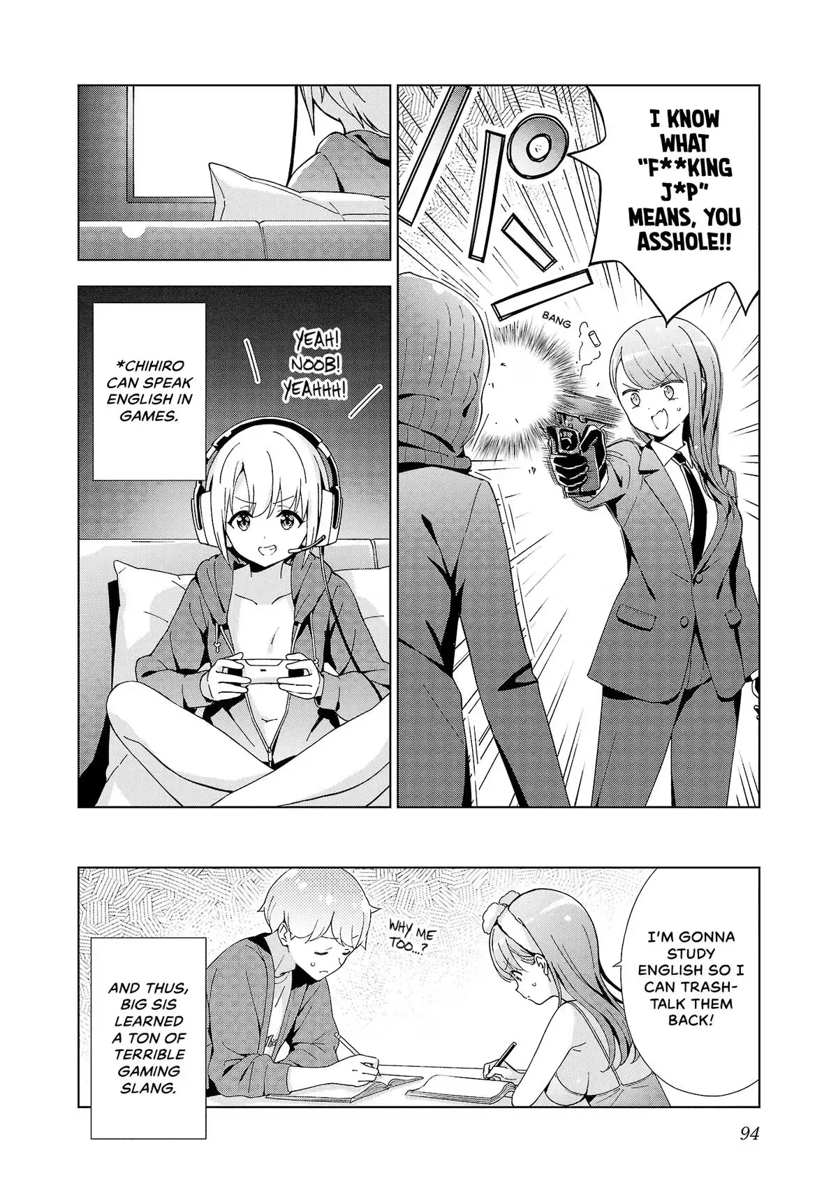 My Oneechan's Personality Changes When She Plays Games. Chapter 36 page 8 - 