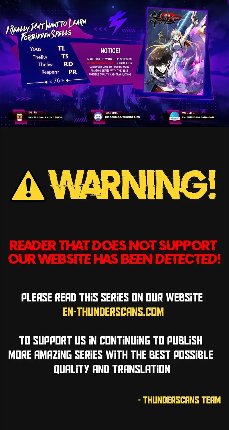 My Reluctant Journey into Forbidden Spells Chapter 76 page 1 - 