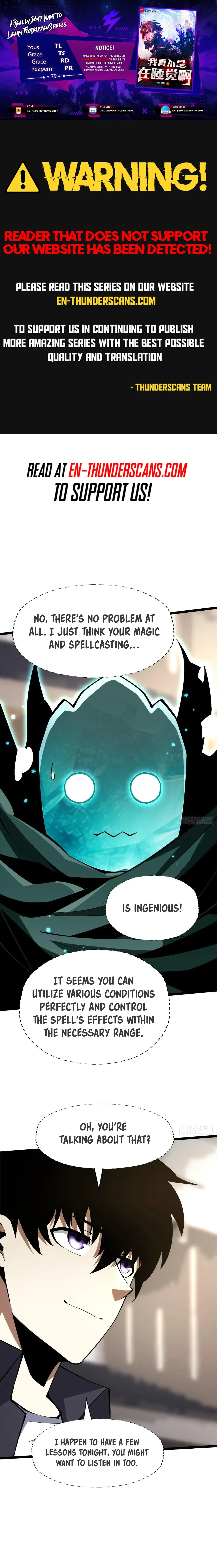 My Reluctant Journey into Forbidden Spells Chapter 79 page 1 - 