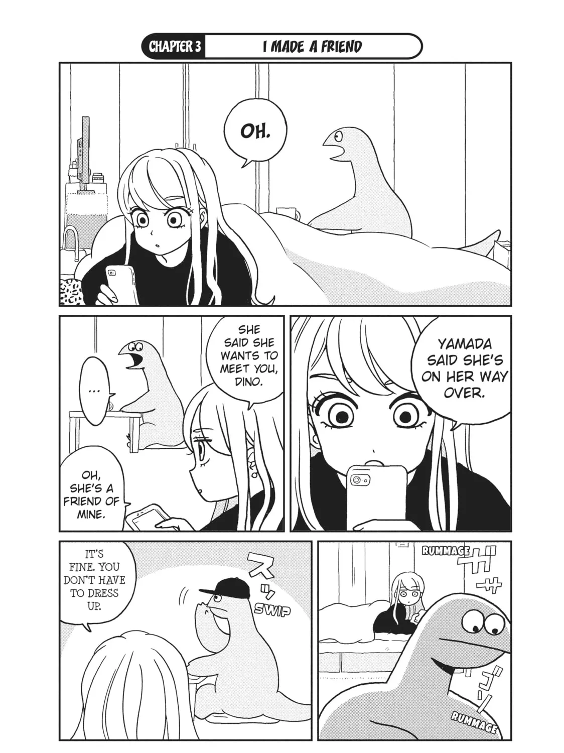 My Roomie Is a Dino Chapter 3 page 1 - 