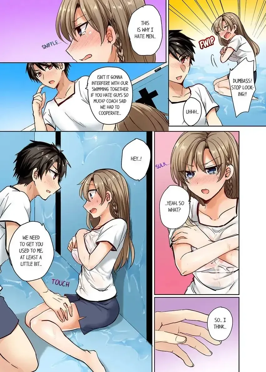 My Swimsuit Slipped... and It Went In!? A Mixed Synchronized Swimming Club with More Than Just Nip Slips in Store! Chapter 1 page 8 - 