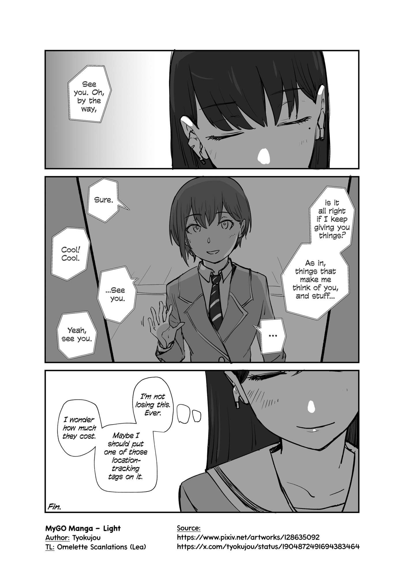 MyGO Manga - Light Chapter 0 page 13 - 