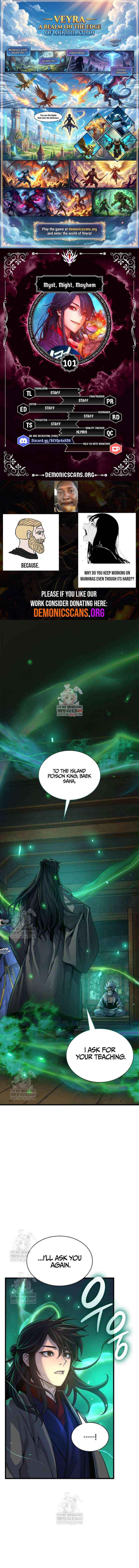 Myst, Might, Mayhem Chapter 101 page 1 - 