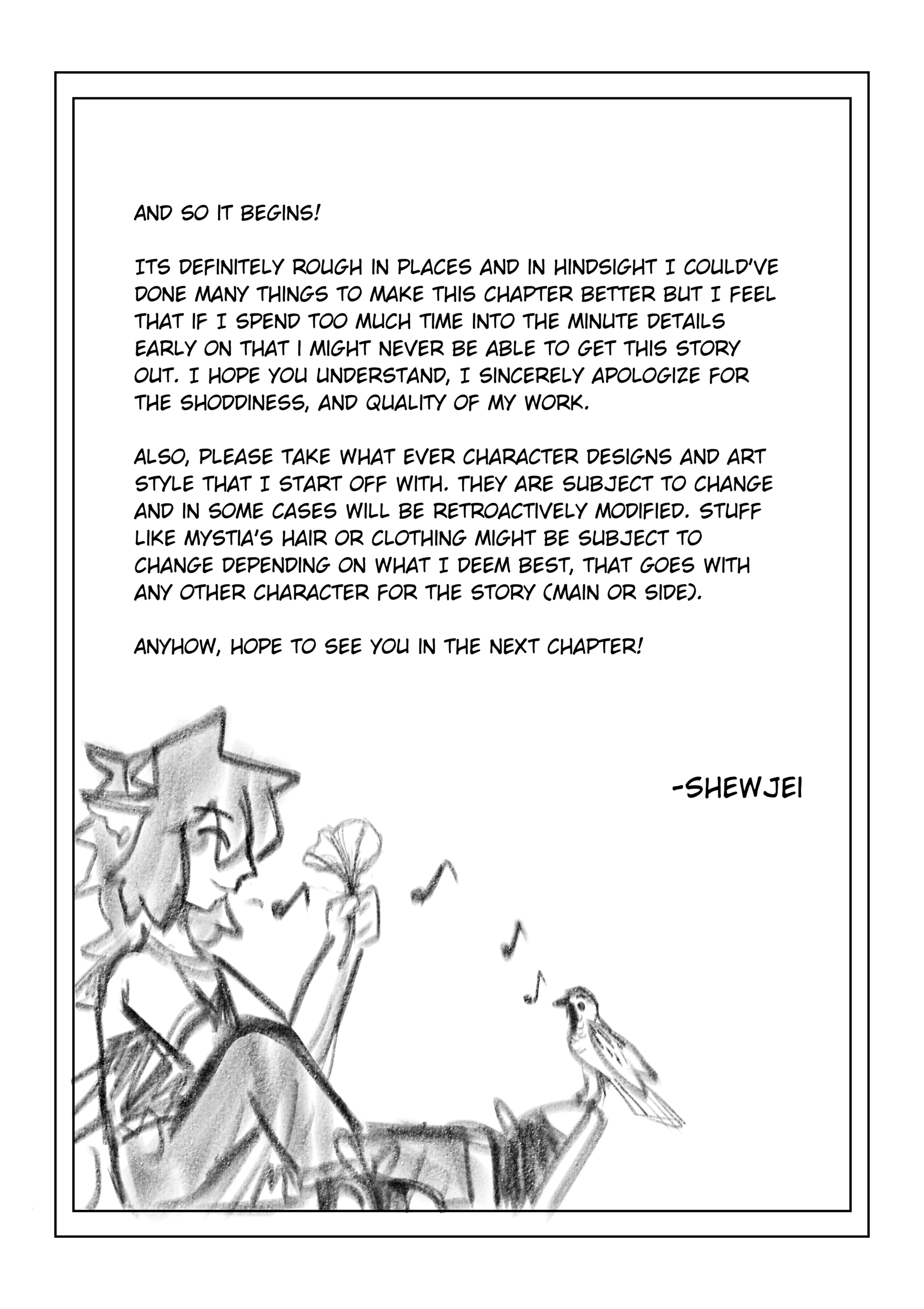 Mystia's Bizarre Adventure Chapter 1 page 33 - 