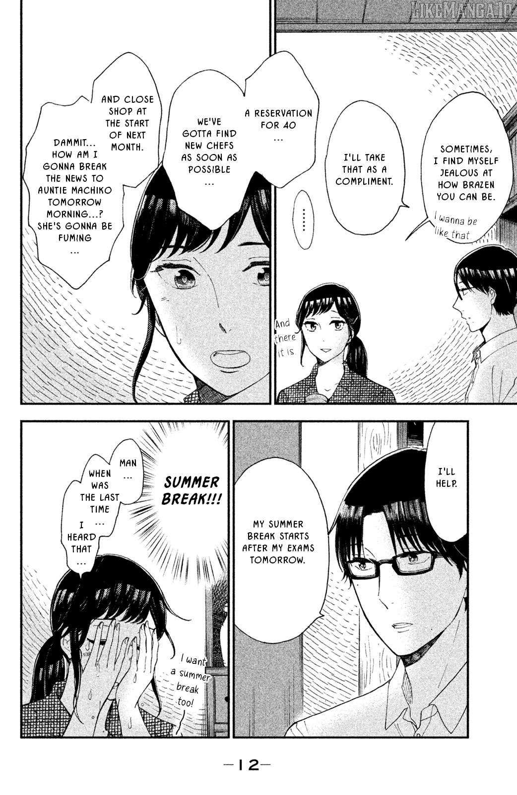 Nagatan to Aoto: Ichika no Ryourichou Chapter 6 page 13 - 