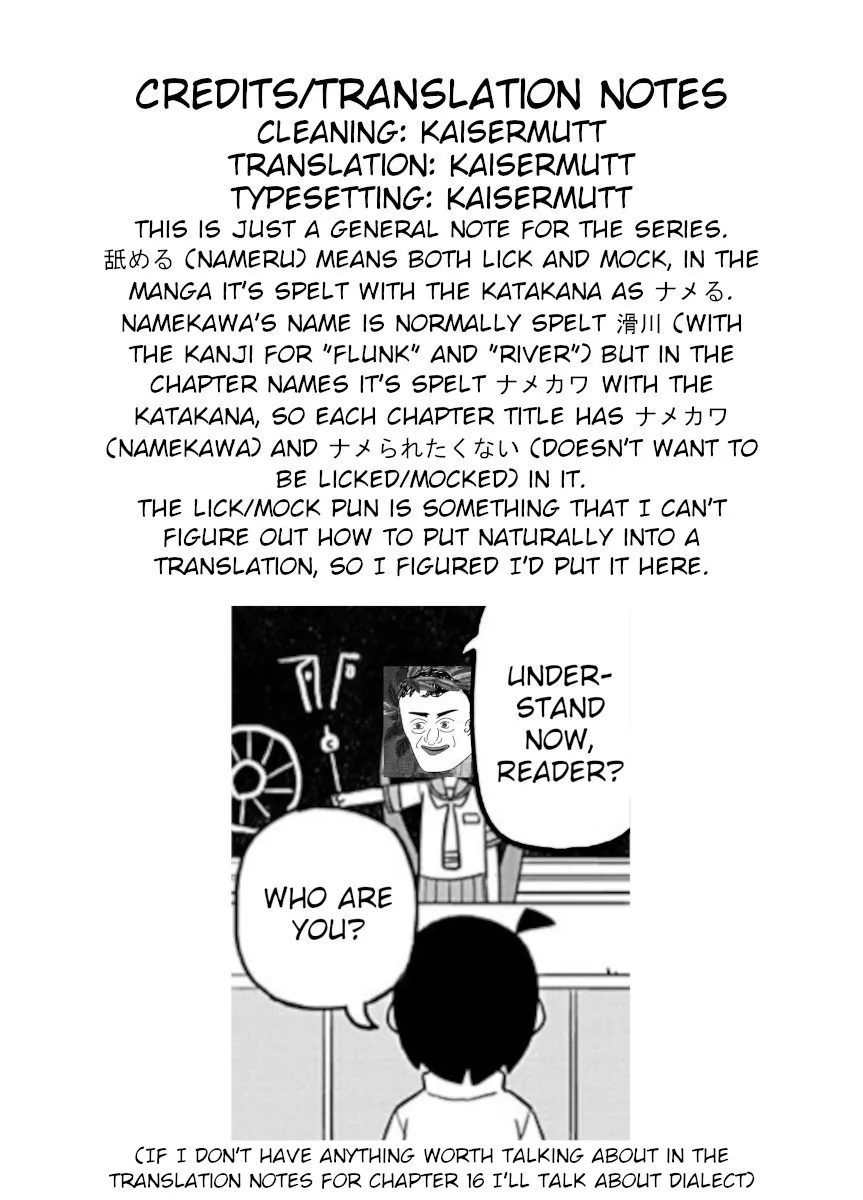 Namekawa-san Won’t Be Bullied (Web Comic) Chapter 15 page 5 - 