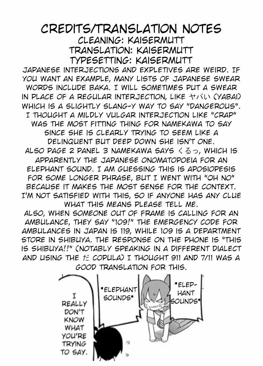 Namekawa-san Won’t Be Bullied (Web Comic) Chapter 17 page 5 - 