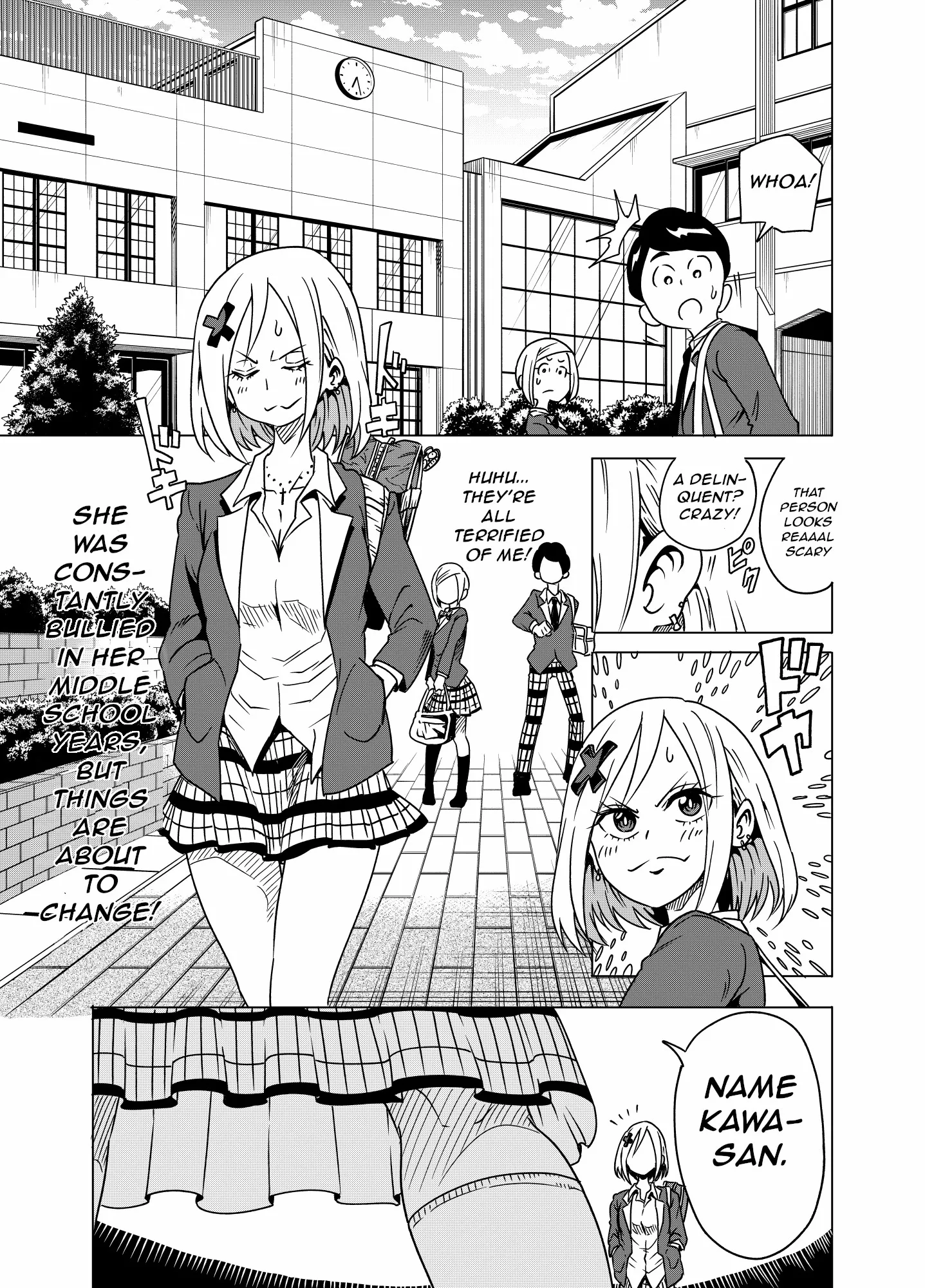 Namekawa-san Won’t Be Bullied (Web Comic) Chapter 2 page 2 - 