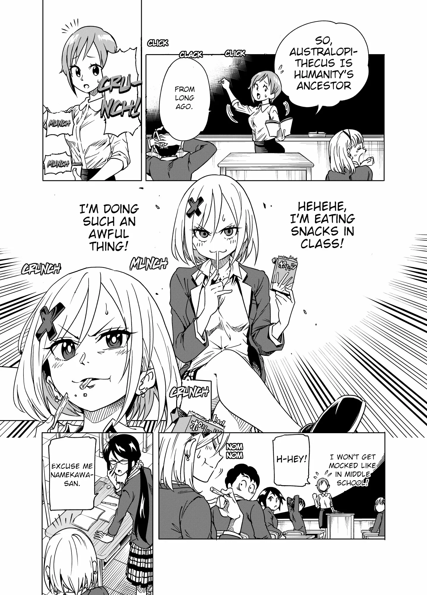 Namekawa-san Won’t Be Bullied (Web Comic) Chapter 3 page 1 - 