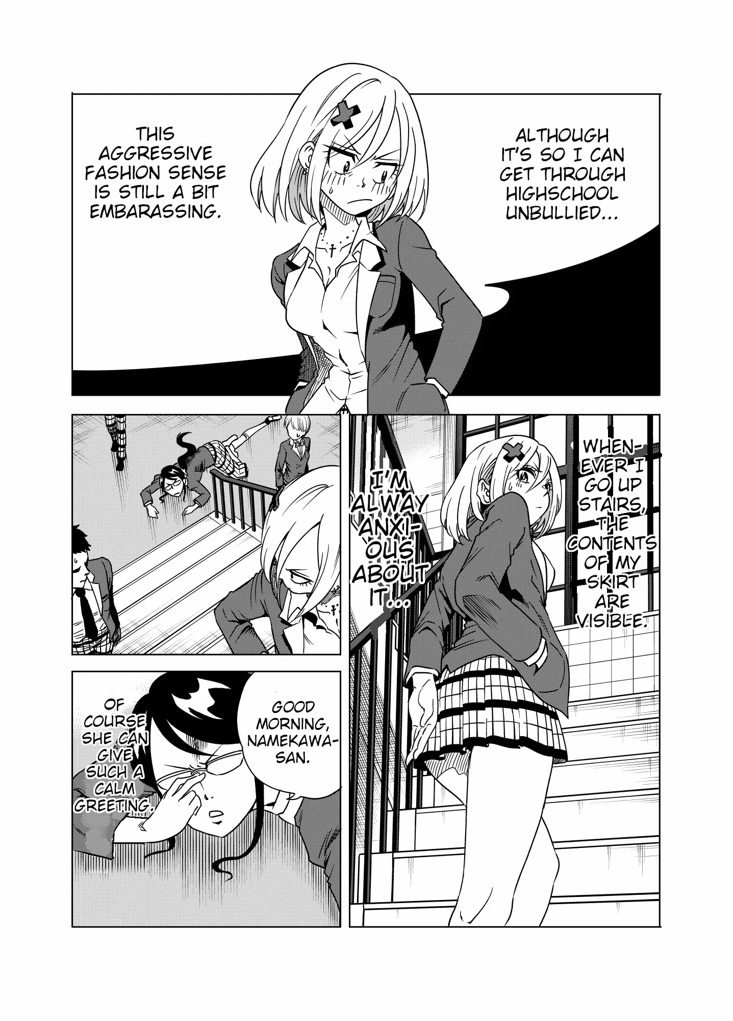 Namekawa-san Won’t Be Bullied (Web Comic) Chapter 5 page 1 - 