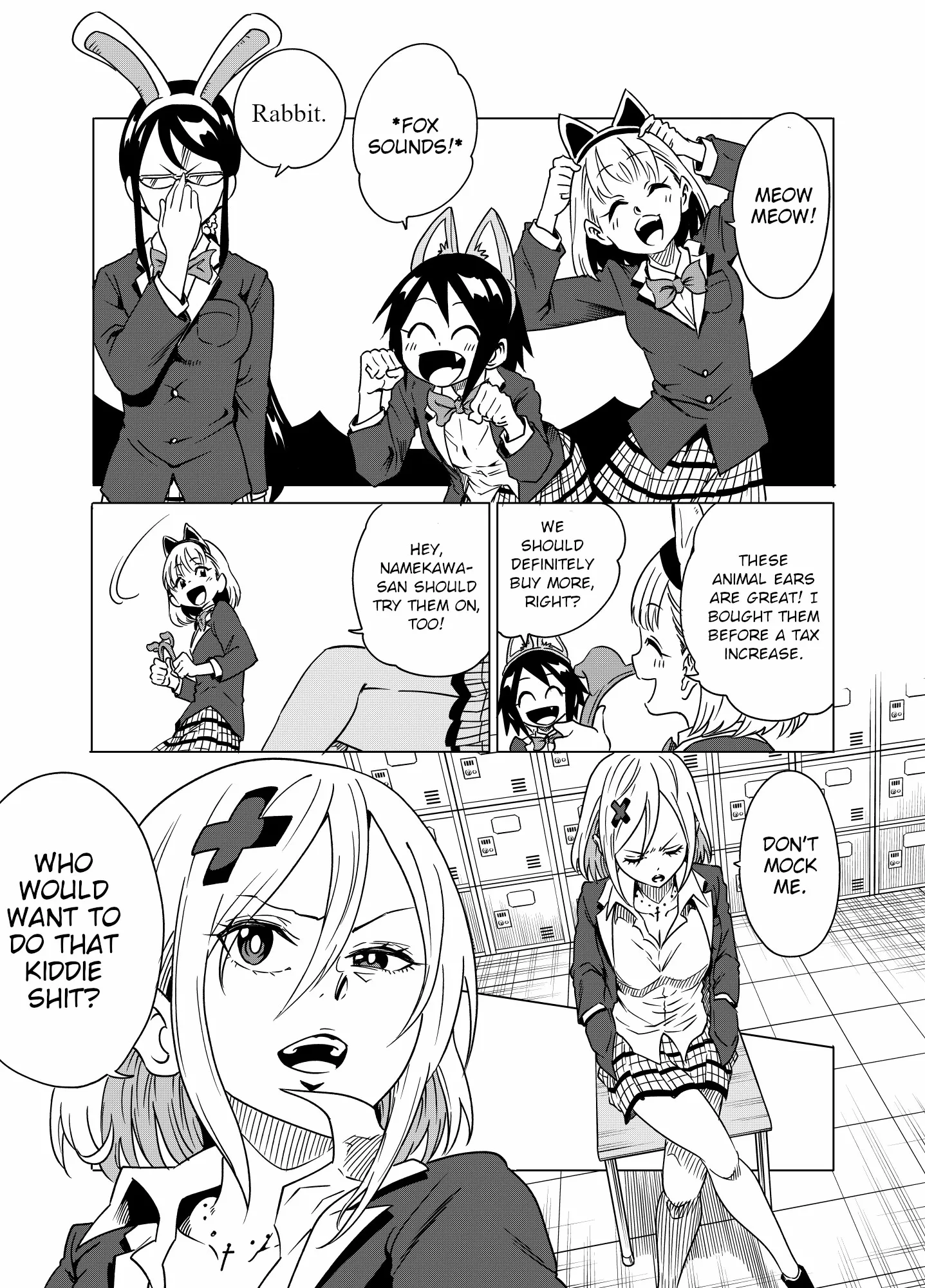 Namekawa-san Won’t Be Bullied (Web Comic) Chapter 7 page 1 - 