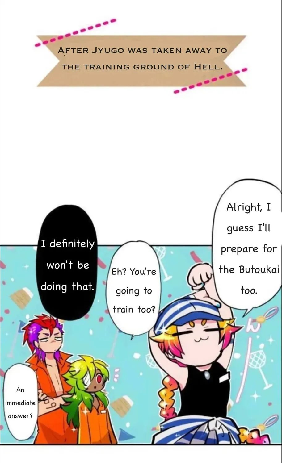Nanbaka (Colored) Chapter 346 page 1 - 