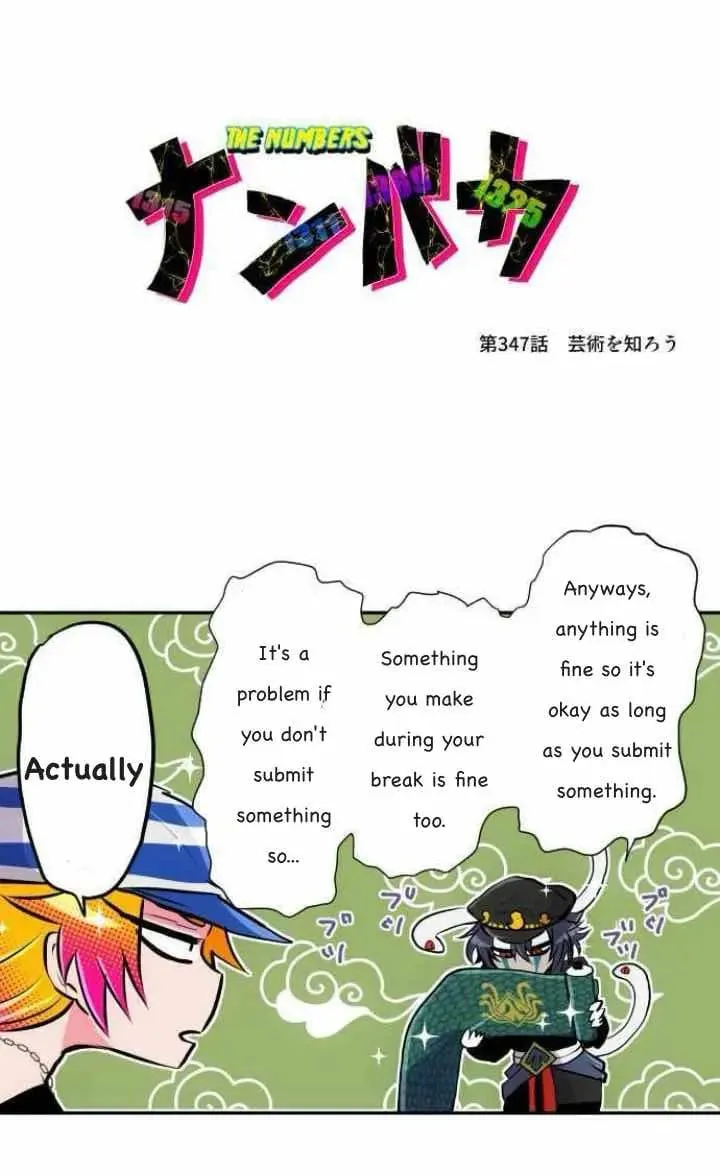 Nanbaka (Colored) Chapter 347 page 2 - 
