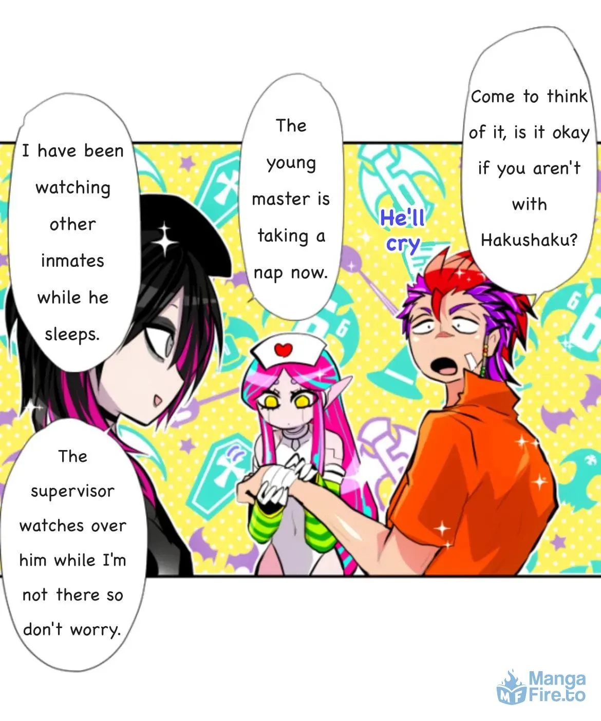 Nanbaka (Colored) Chapter 348 page 10 - 